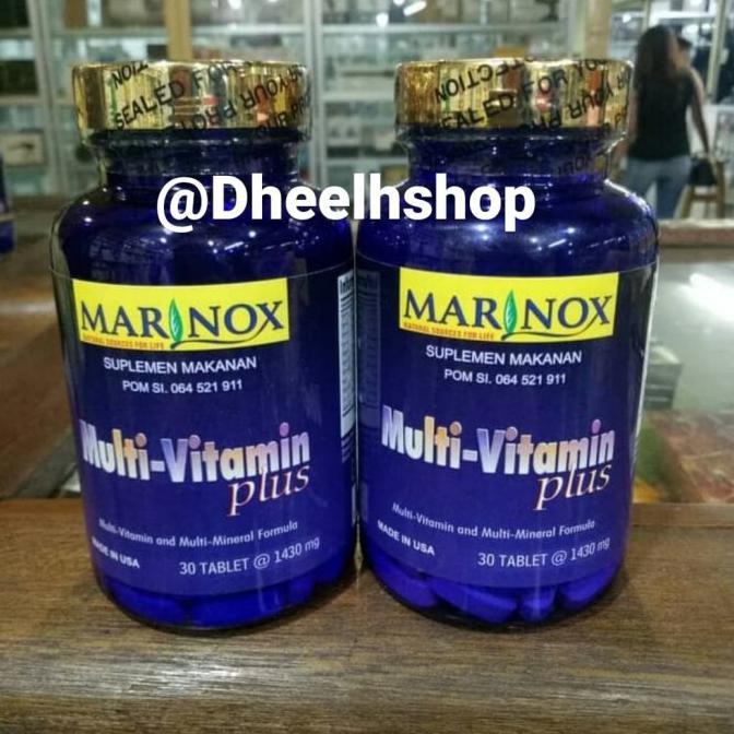 TERMURAH MARINOX MULTIVITAMIN PLUS LUTEIN&LICOPAIN ISI 30 TABLET SERING DICARI