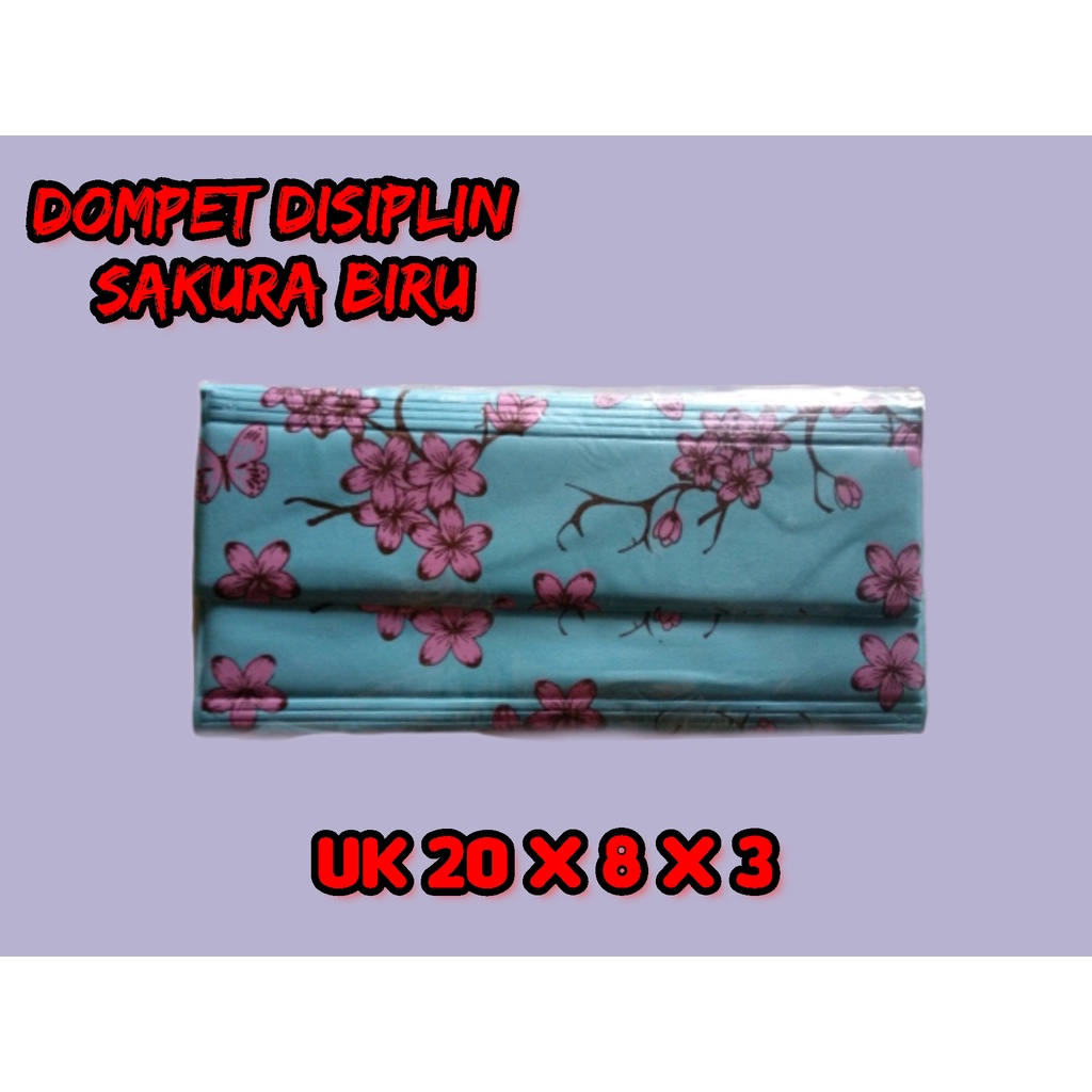 DOMPET DISIPLIN KEUANGAN MOTIF SAKURA