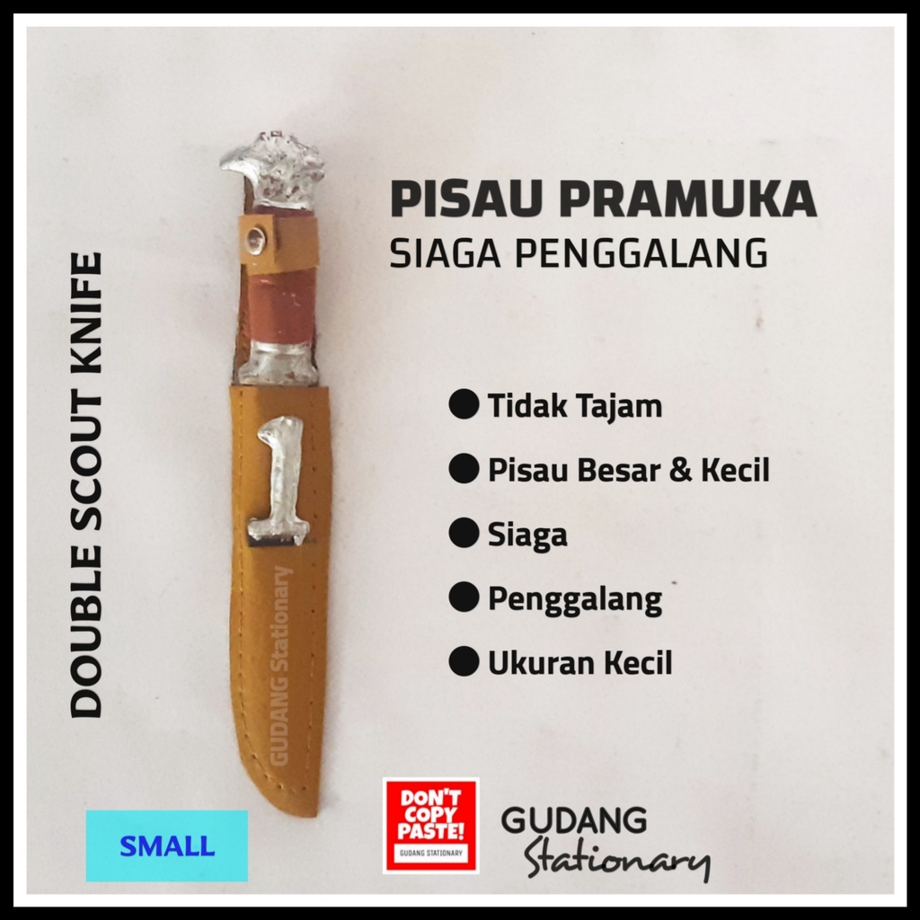 Pisau Belati Double Kecil Pramuka [ 1 piece ]