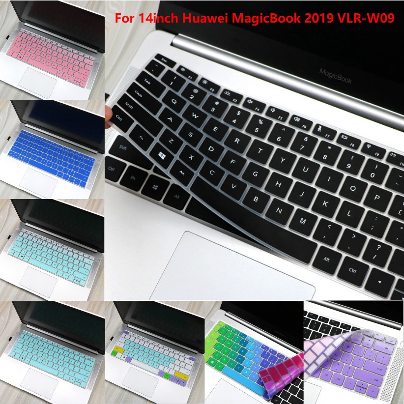 For 14inch Huawei MagicBook 2019 VLR-W09 Soft Ultra-thin Silicone Laptop Keyboard Cover Protector