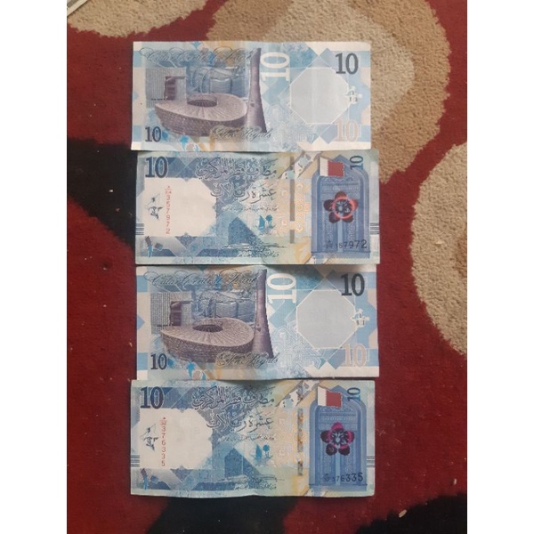 QAR 10 RIYALS RIAL QATAR BUKAN DOLLAR DOLAR AMERIKA USD EURO POUNDSTERLING WON YUAN SGD RINGGIT AUD