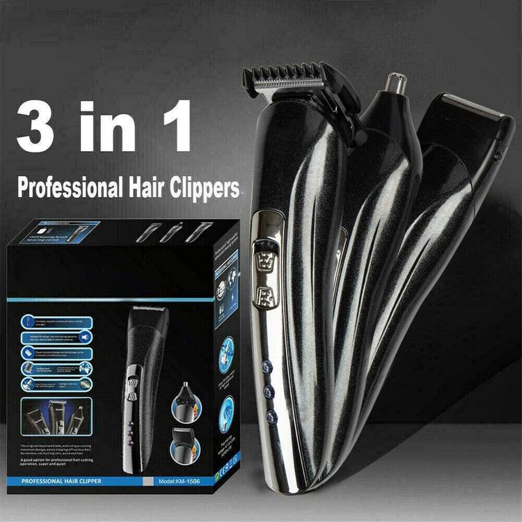 Alat Cukur Kemei 1407 Hair Clipper Mesin potong Rambut Kumis all in 1