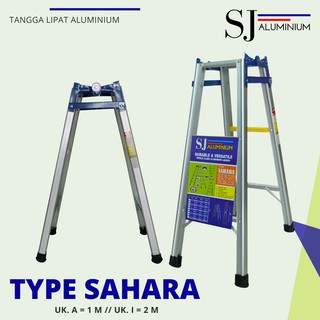 Tangga Lipat Aluminium Ladder Sahara - Ukuran 1 Meter / 1 M / 100 CM