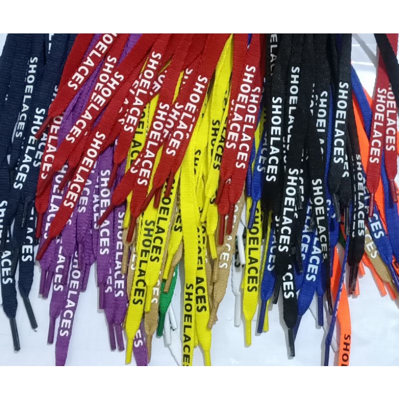 Shoelaces / Tali Sepatu 110cm Motif Tulisan Premium Quality