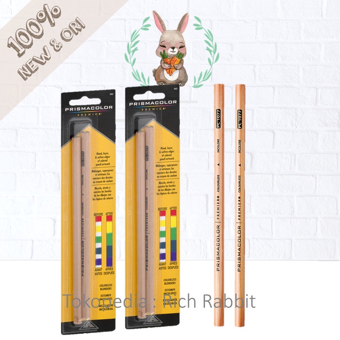 

WARNAPENSIL- PRISMACOLOR COLORLESS BLENDER ISI 2 PRISMA COLOR PENSIL WARNA - SET ISI 2 -PENSIL WARNA