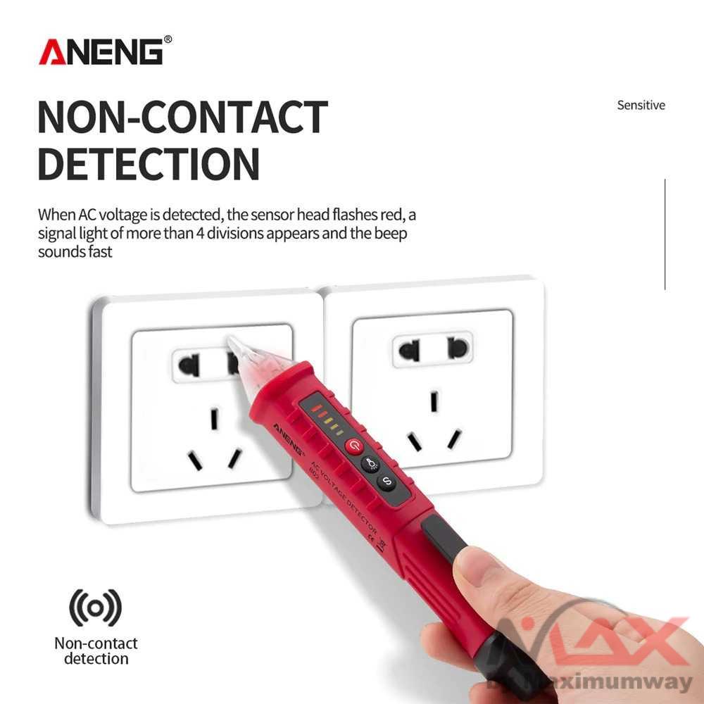 Tester Listrik tanpa sentuh Non Contact AC Voltage Alert Detector 12V-1000V