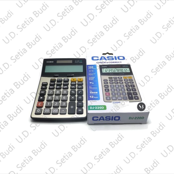 

Free Ongkir Kalkulator Casio DJ-220D Baru dan Asli Asli