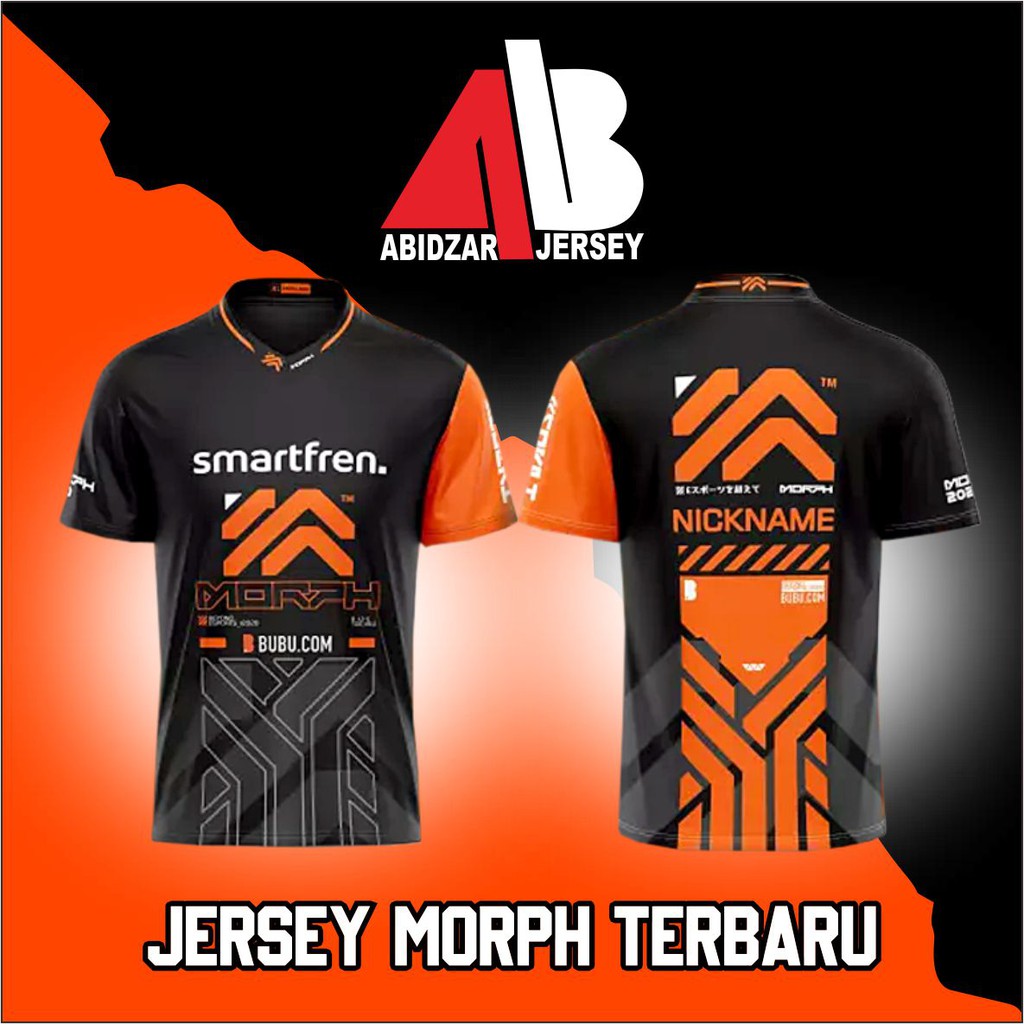 Jersey team MORPH terbaru game mobile legend free fire pubg dota 2 free nickname