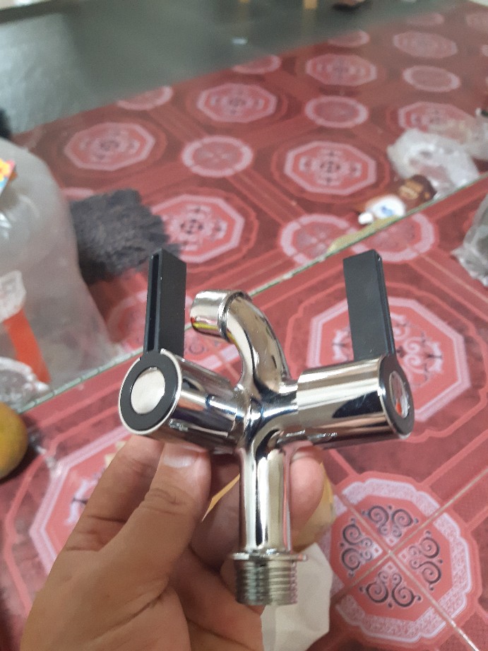 Keran Air Dobel Keran Shower - Kran Cabang Doble Shower