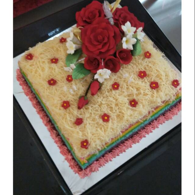 

Rainbow cake premi untuk lamaran