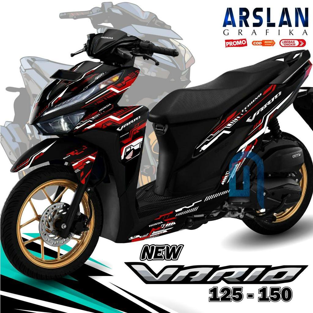 TERBARU Decal Vario 125 - 150 New Full Body Stiker Vario 125 - 150 NEW Full Body Variasi / Desain Hi