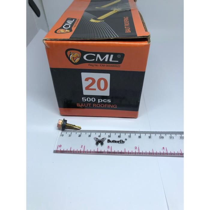 Baut Roofing / Skrup Roofing "CAMEL" 20mm, 2cm (500 pcs)