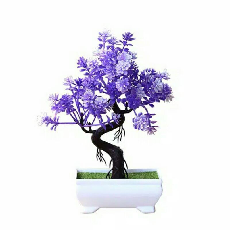 TANAMAN POT BONSAI ARTIFICIAL BUNGA ARTIFICIAL