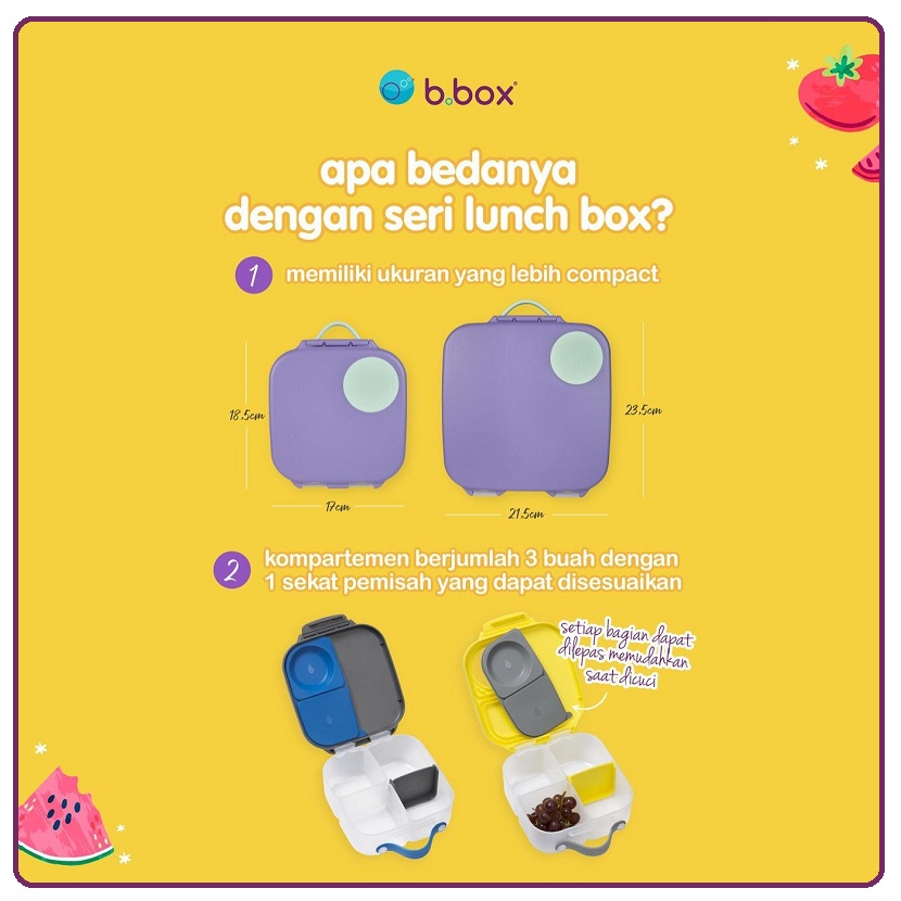 B.Box Mini Lunchbox | Kotak Makan | Kotak Bekal