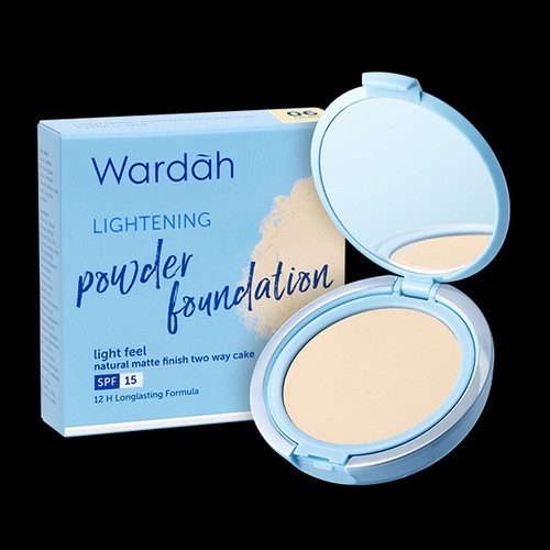 { BB } Promo Wardah Lightening powder foundation/TCW Kemasan Kaca / GROSIR TERMURAH