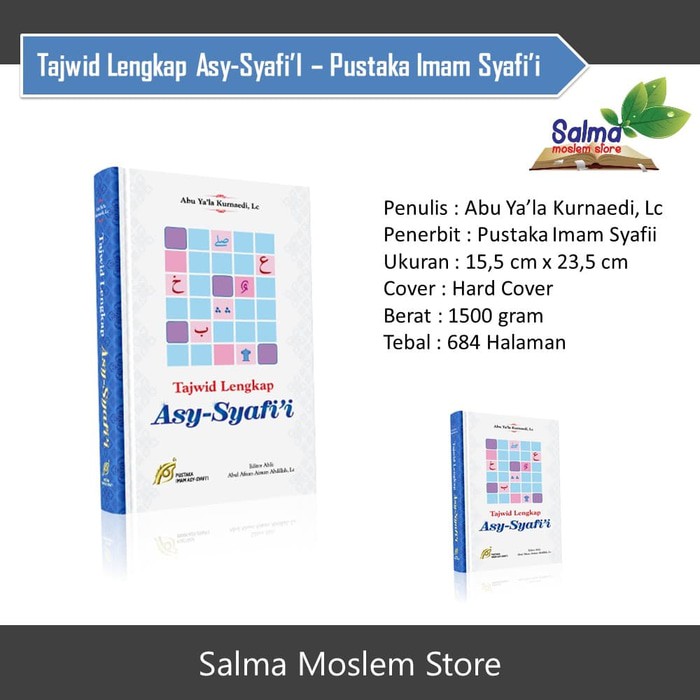 Original Buku Tajwid Lengkap Asy Syafii - Pustaka Imam Syafii