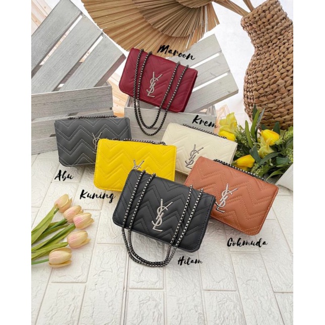 Tas YSL Beauty / Tas Rantai / Tas selempang / Tas Fashion .