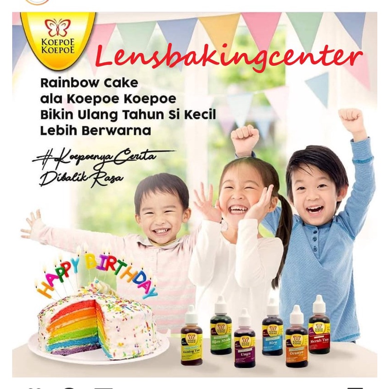 

Pewarna Makanan Koepoe Koepoe l Food Coloring Kupu Kupu | Pewarna Kupu Kupu