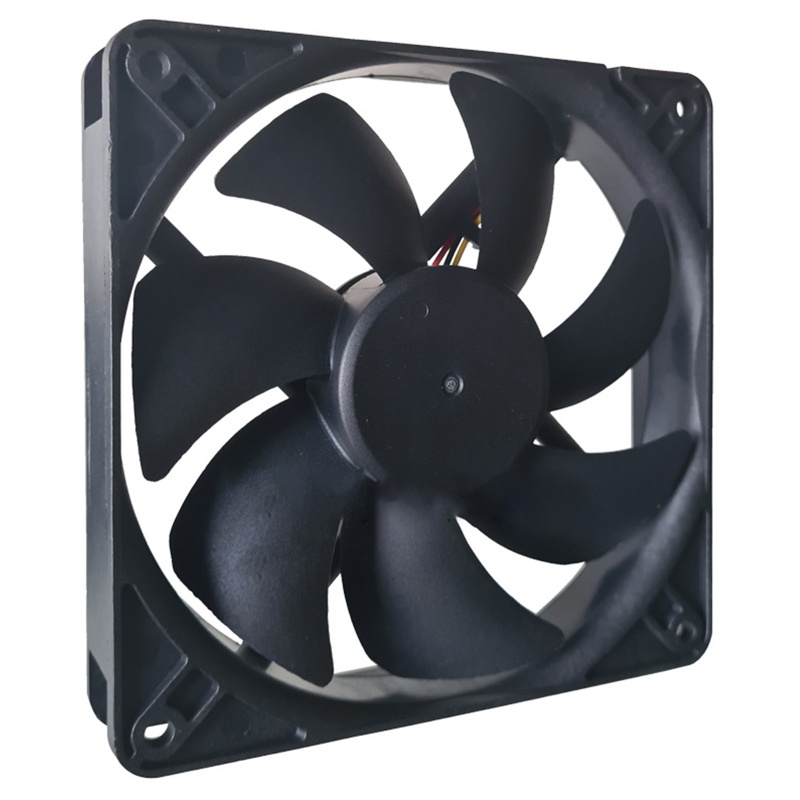 Bt DC24V 0.207A Kipas Pendingin 120x120x25mm 2bearing PWM 3100CFM Untuk CPU Server