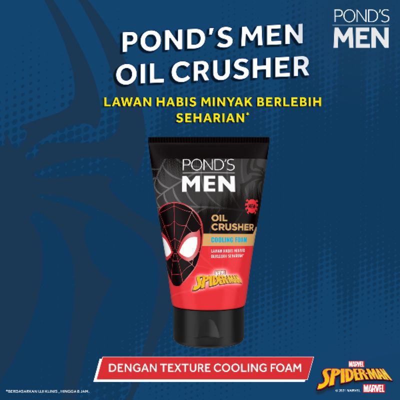 Pond's men oil crusher