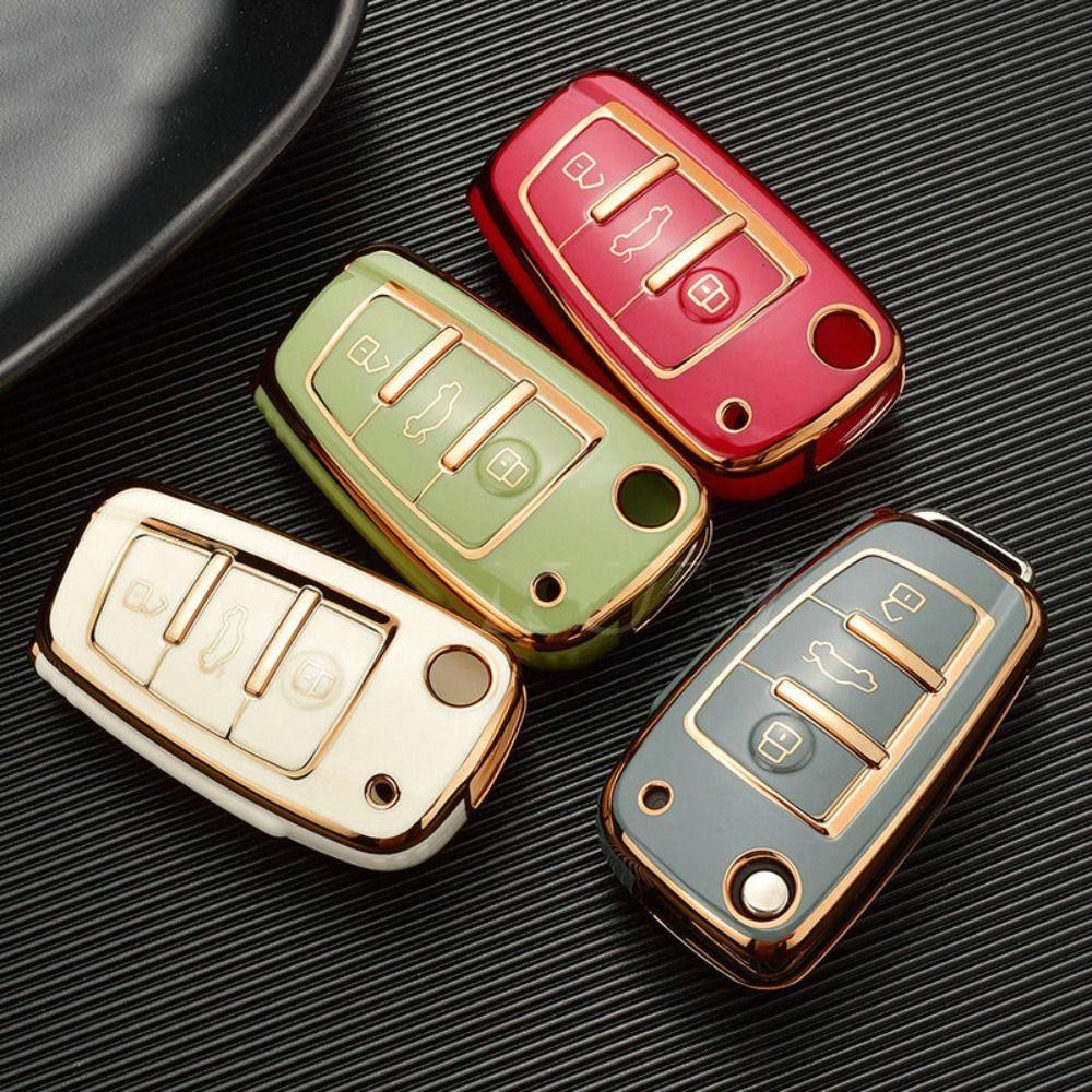 Preva Remote Key Case Soft TPU Aksesoris Mobil Skin Key Fob Cover