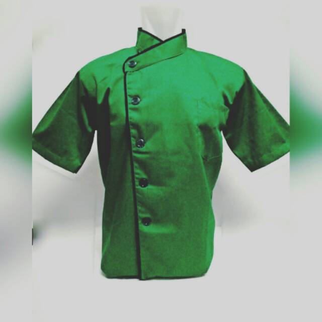 Baju Chef Warna Hijau