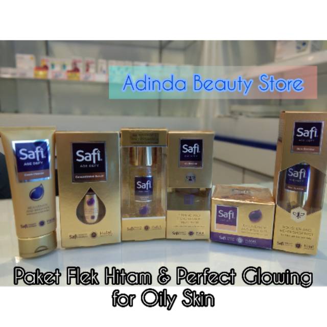 SAFI AGE DEFY PAKET FLEK HITAM&PERFECT GLOWING FOR OILY SKIN