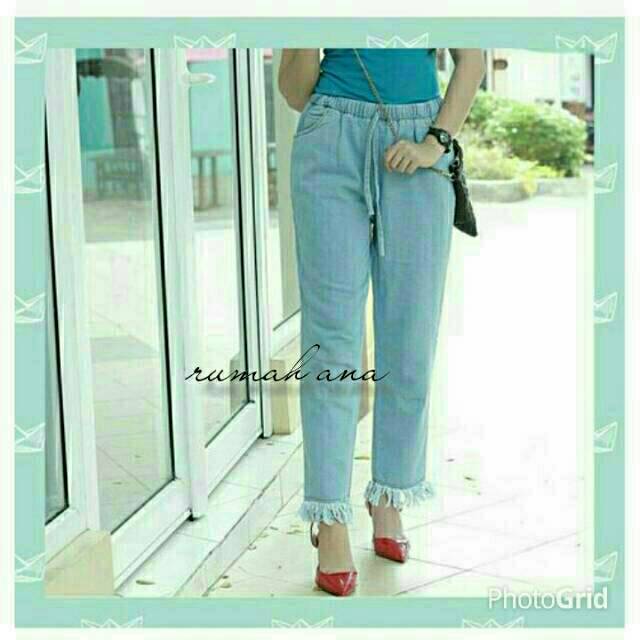 Rumbay pants/baggy rumbay/buggy rawis/celana wanita/jeans wanita