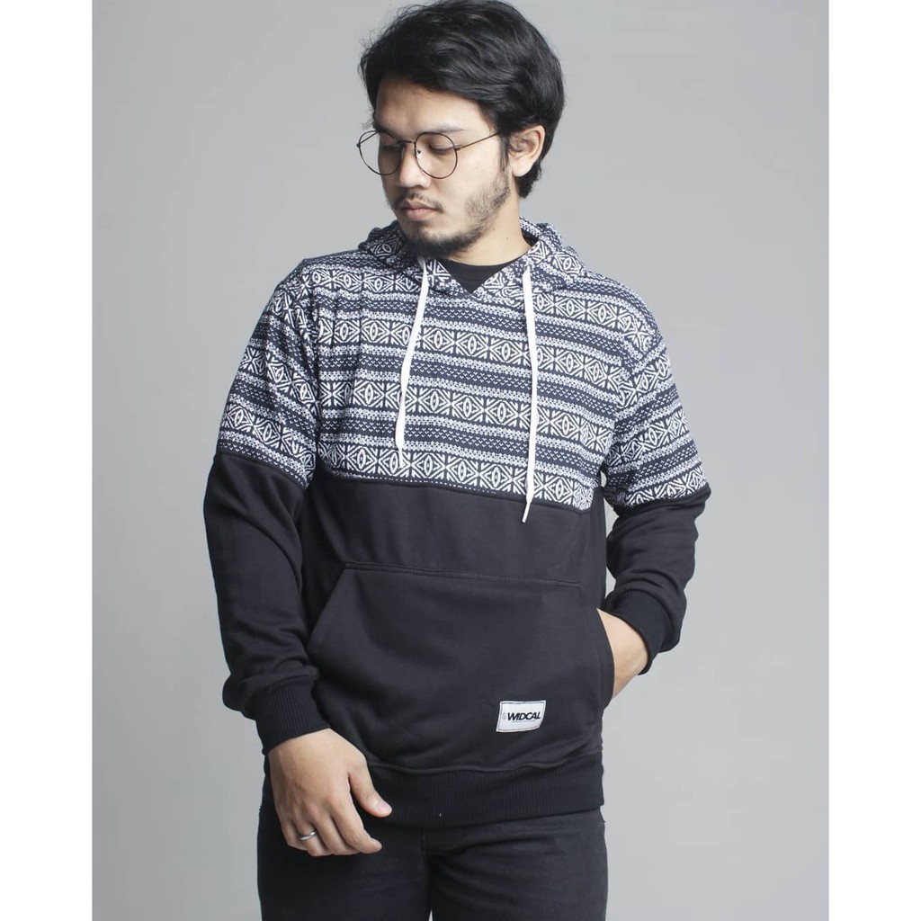 Hoodie Half Navajo Navy // Hoodie Polos // Hoodie Custom