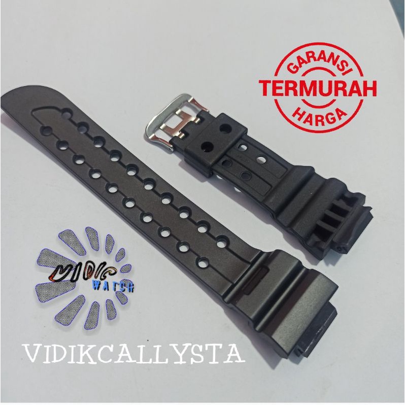 STRAP RUBBER CASIO / TALI KARET CASIO FROGMAN GWF100 / GWF 100 TOUGH SOLAR PREMIUM