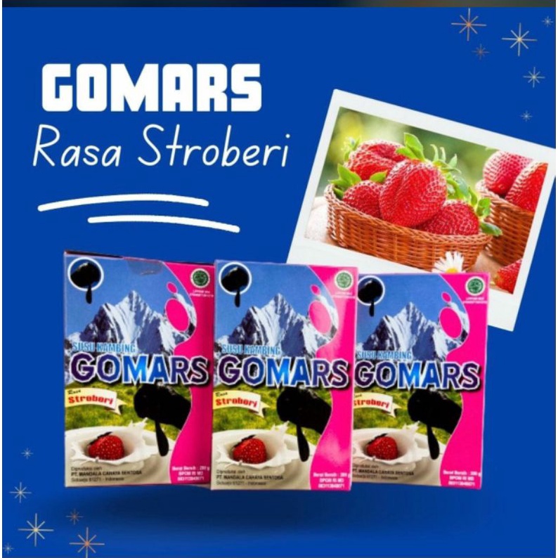 

susu kambing etawa gomars rasa strawberry