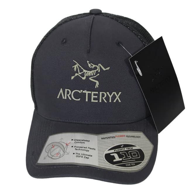 Menakjubkan Arcteryx Cap - Logo Trucker Cap - Anvil Grey Terlaris