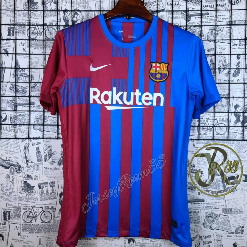 Jersey Bola Barcelona Home New 2021-2022 Grade Original