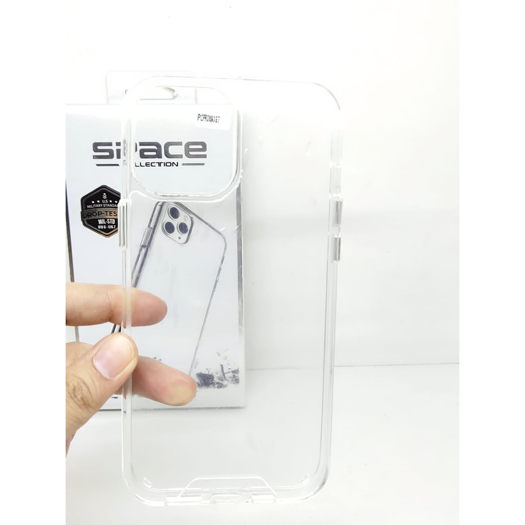 SPACE Case iPhone 12 Pro Max 6.7 inchi Drop Resistan Anti Shock Transparan High Quality