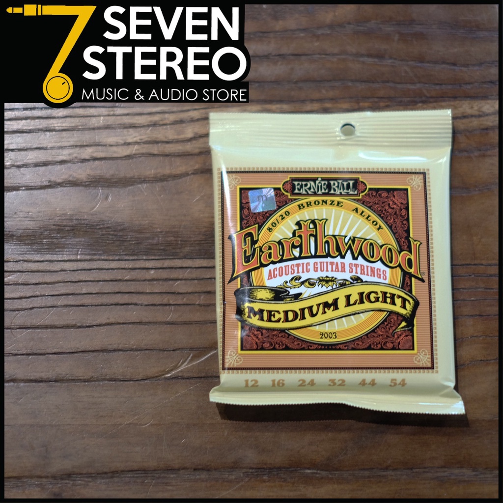 Ernie Ball 2003 Earthwood Medium Light 12-52 Acoustic String