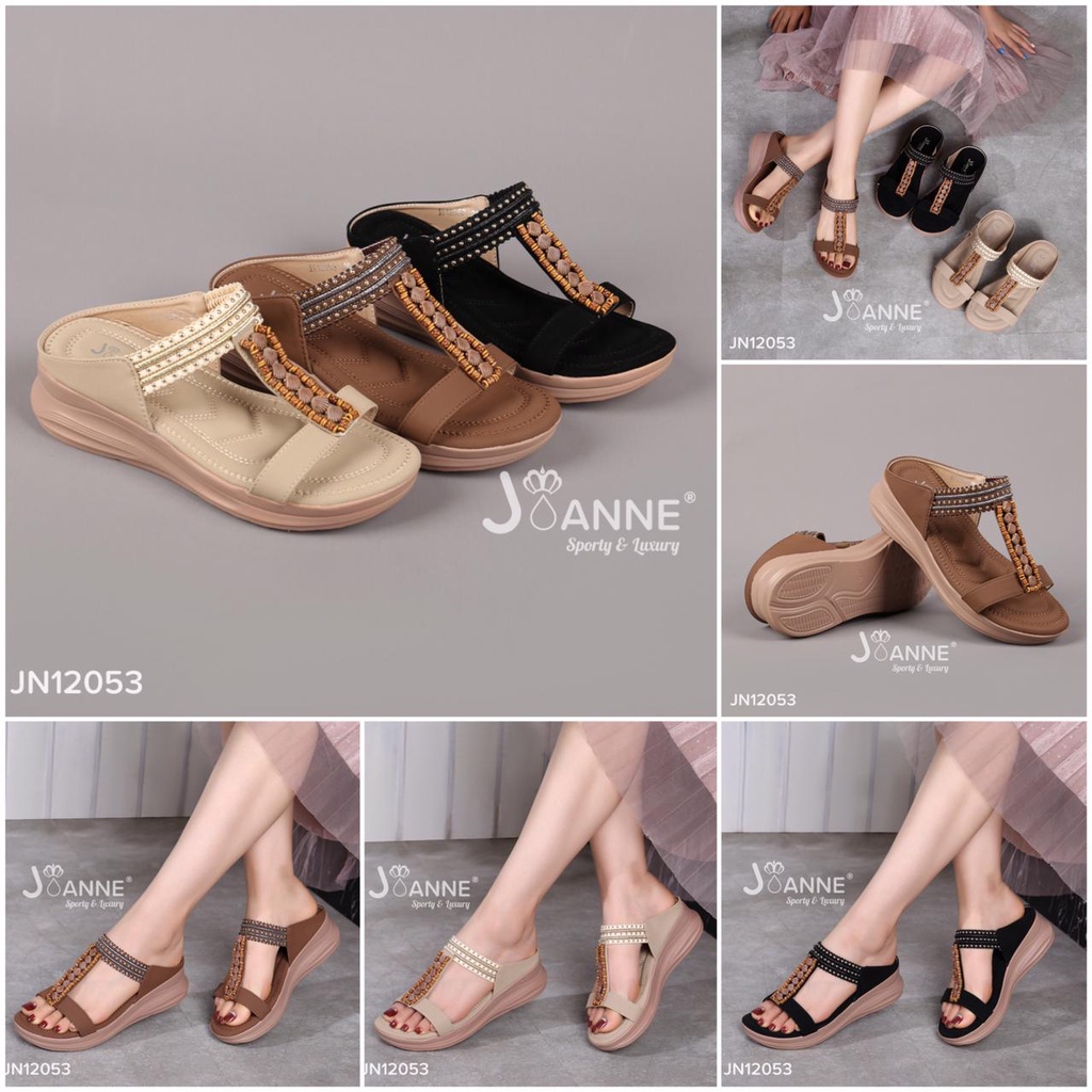 JOANNE Wedges Sandals #JN12053 ORIGINAL