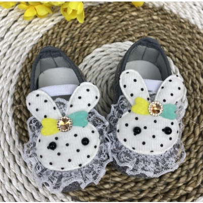 [TAMAN SEPATUKU] SEPATU TRENDY MURAH PREWALKER ANAK PEREMPUAN BONEKA KELINCI 0-12 BULAN FPX12