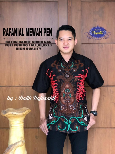 Batik RAFANIAL MEWAH FULL FURING Katun Halus Ori Solo