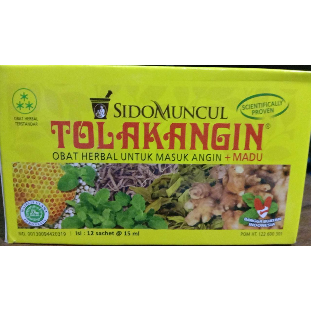 

TOLAK ANGIN SIDOMUNCUL 15 ML 1 KOTAK ISI 12 SACHET