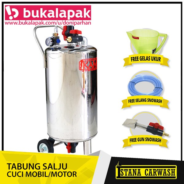 Tabung Salju Medium Ikame Stainless 201