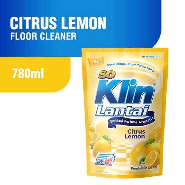 SO KLIN LANTAI LEMON 780ml