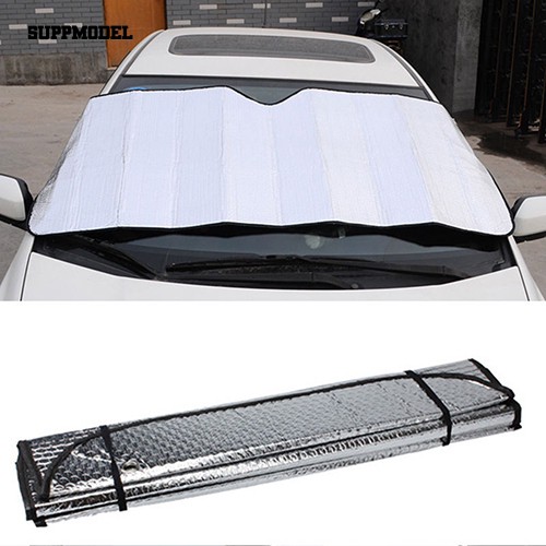 1Pc Cover Pelindung Kaca Depan Mobil Dapat Dilipat Front Rear Block Window Sun Shade