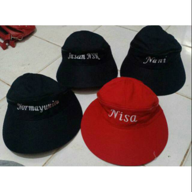 Topi Caddy Golf BEBAS Custom BORDIR NAMA Topi Senam Dewasa topi outdoor termurah