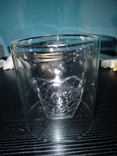 Doomed Gelas Wine Double Glass Crystal Beer Mug 150ml - Sg-02 - Transparent<br />