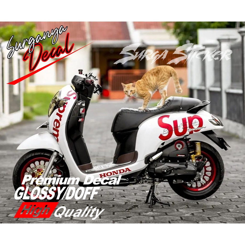 DECAL SCOOPY SIMPLE FULLBODY