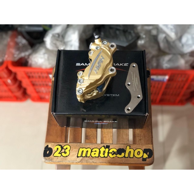 Kaliper nissin samurai 4p pnp honda cbr 250 rr original japan brake