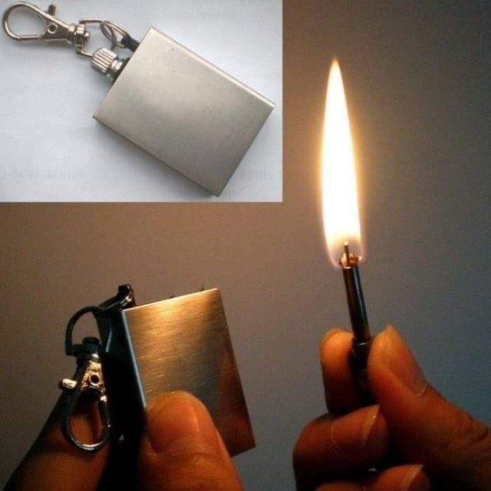 LIGHTER  KOREK API UNIK + GANTUNGAN KUNCI ZIPPO GESEK