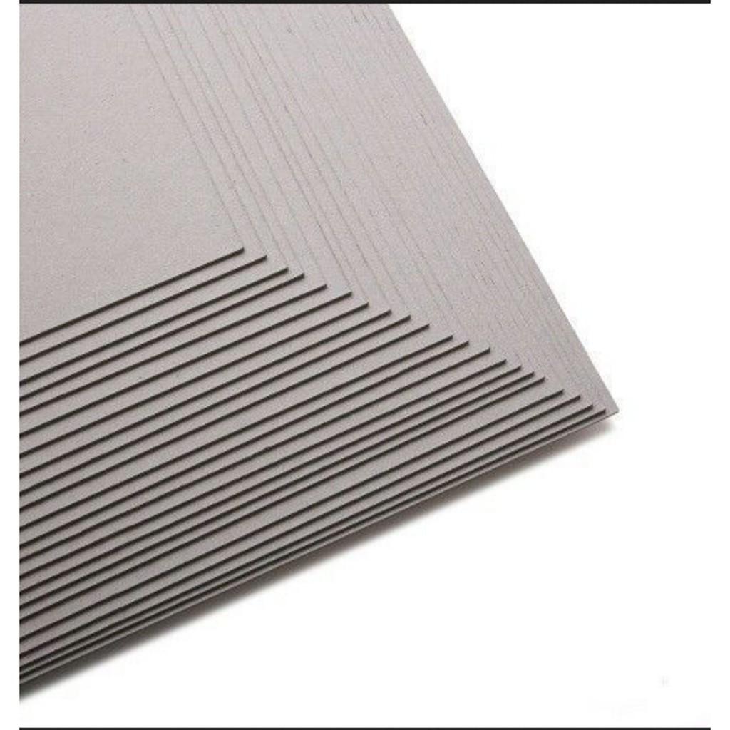 

[20 lembar] Karton tebal / Hard Board 1mm ukuran F4 / A4