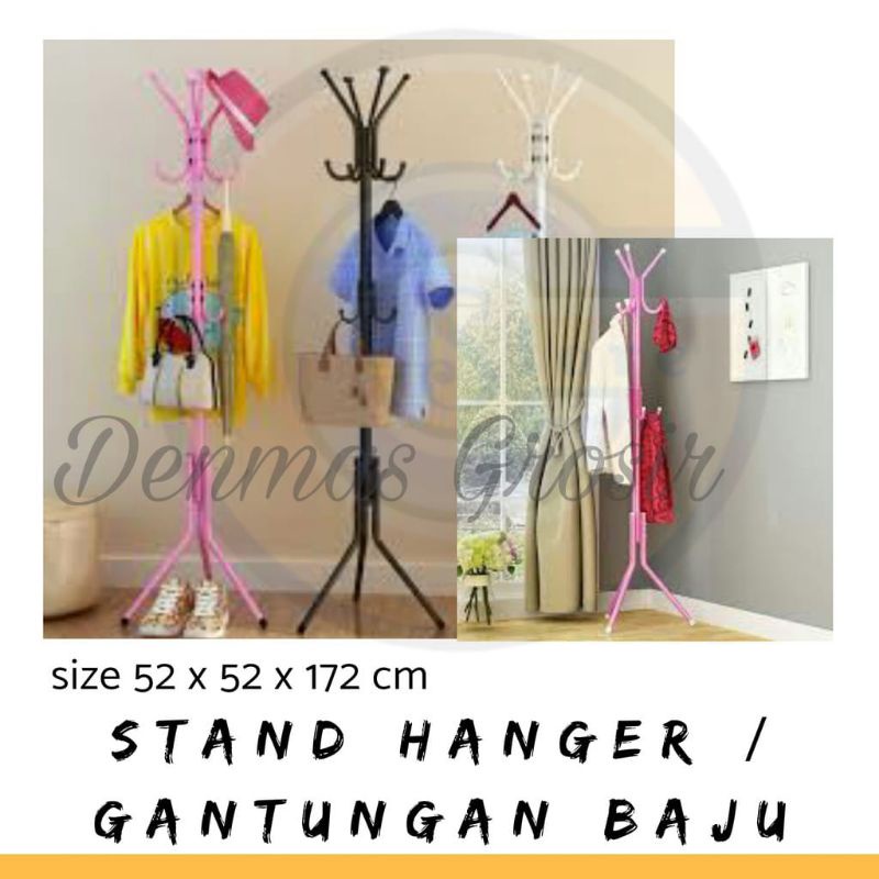 (COD)Stand Hanger/Gantungan Berdiri/Gantungan Baju Topi Murah