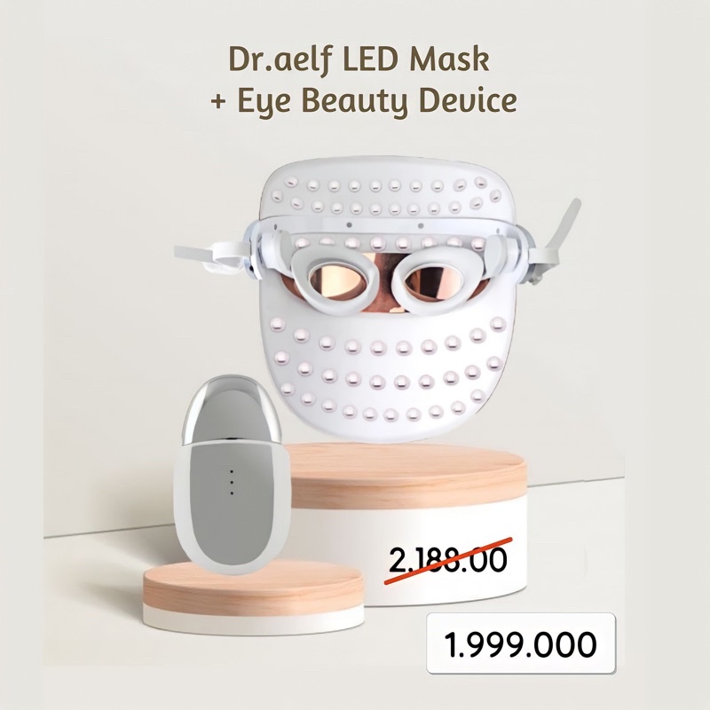Bundle dskinbooster Dr.aelf LED Mask + Eye Beauty Device
